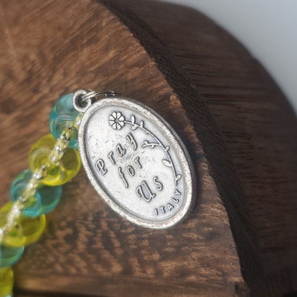 Rosary Bead pray for us‎ B2309 - Picture 4 of 4